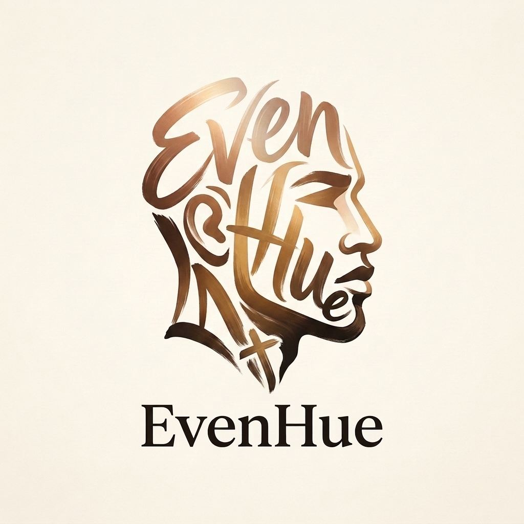 EvenHue cross logo mark